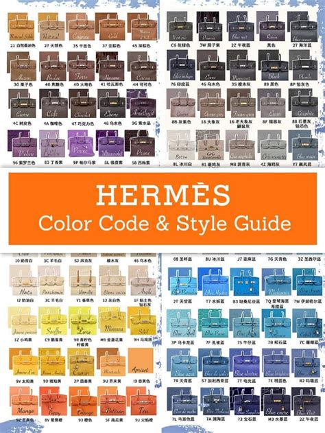 clea color hermes|Hermes color codes.